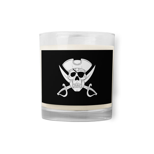 Pirate Apes- Logo Only Glass Jar Soy Wax Candle